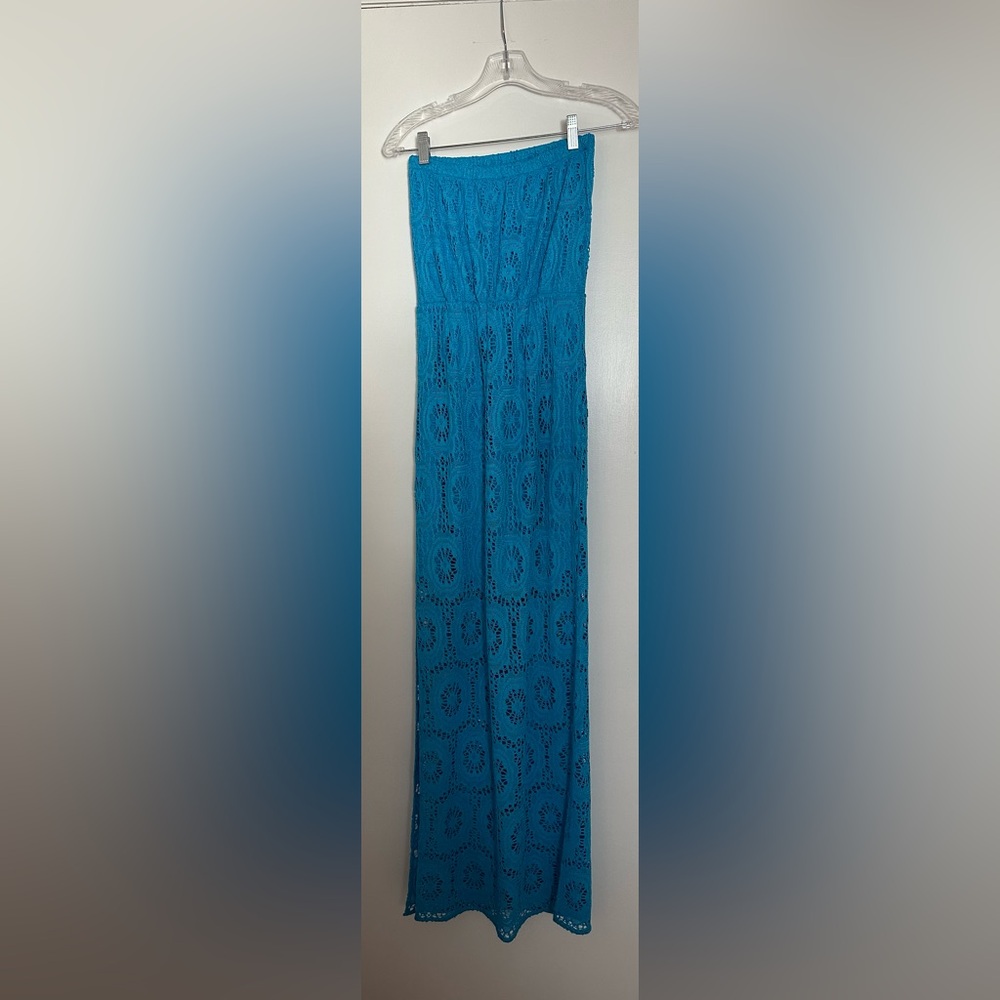 Lilly Pulitzer strapless Emmett maxi dress